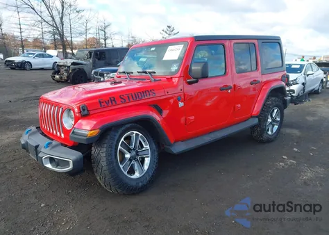 2019 Jeep Wrangler Unlimited Sahara 4X4 z USA, uszkodzony, nr VIN 1C4HJXEN7KW590159